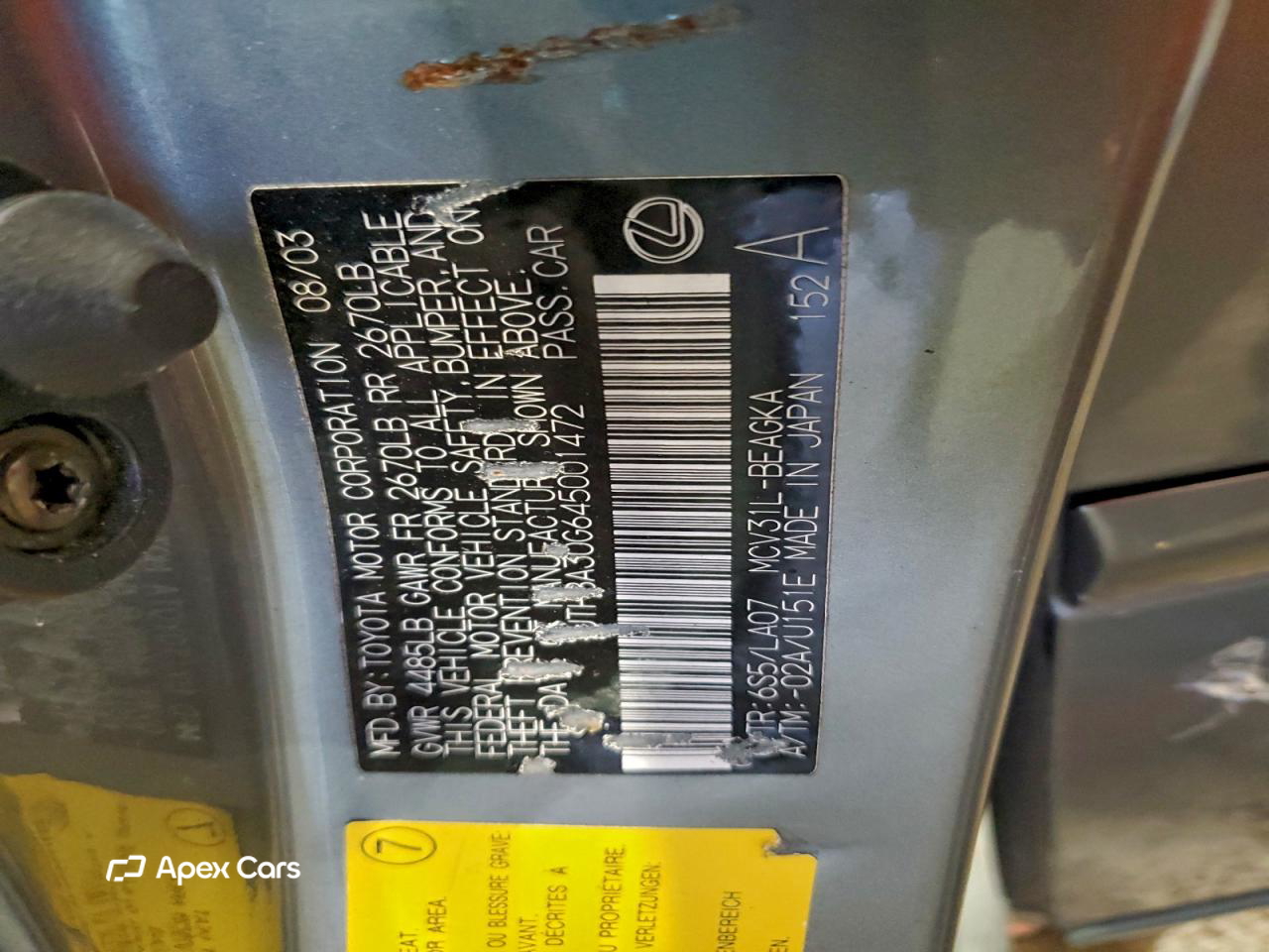 Lexus ES 2004