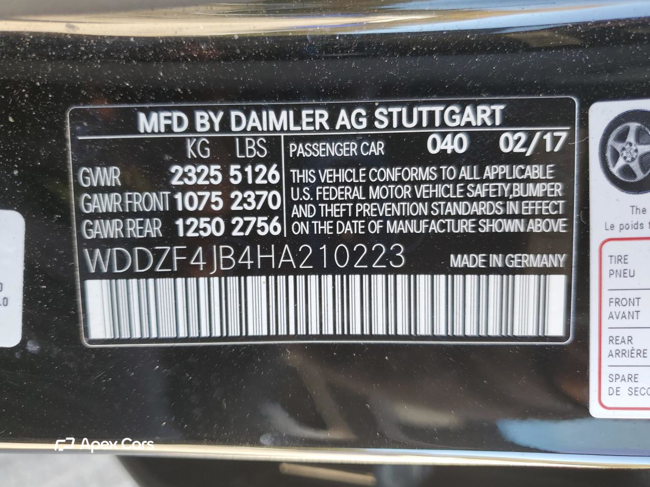 Mercedes-Benz E-klasse 2017