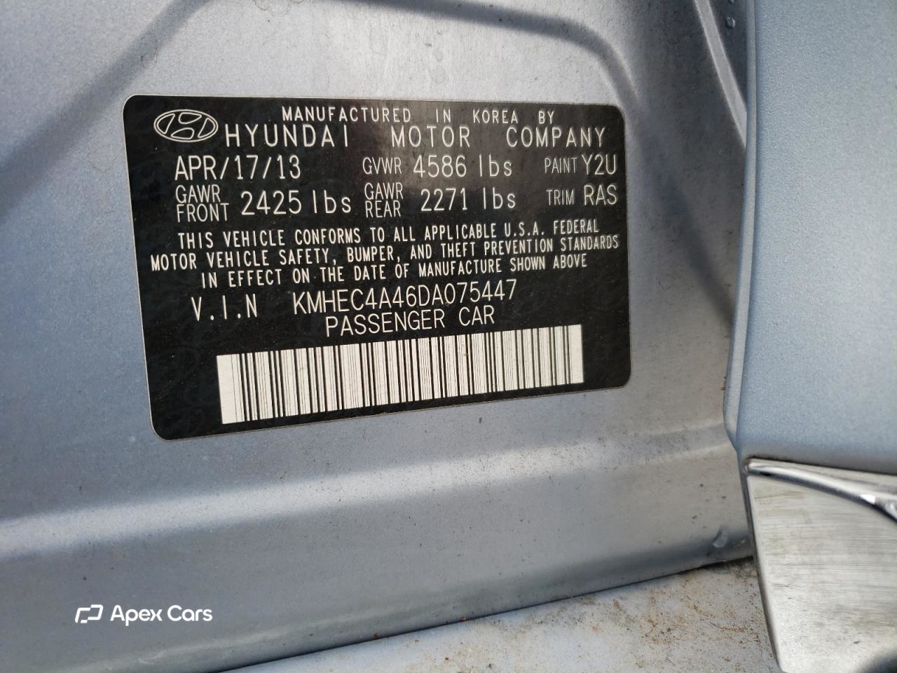 Hyundai Sonata 2013