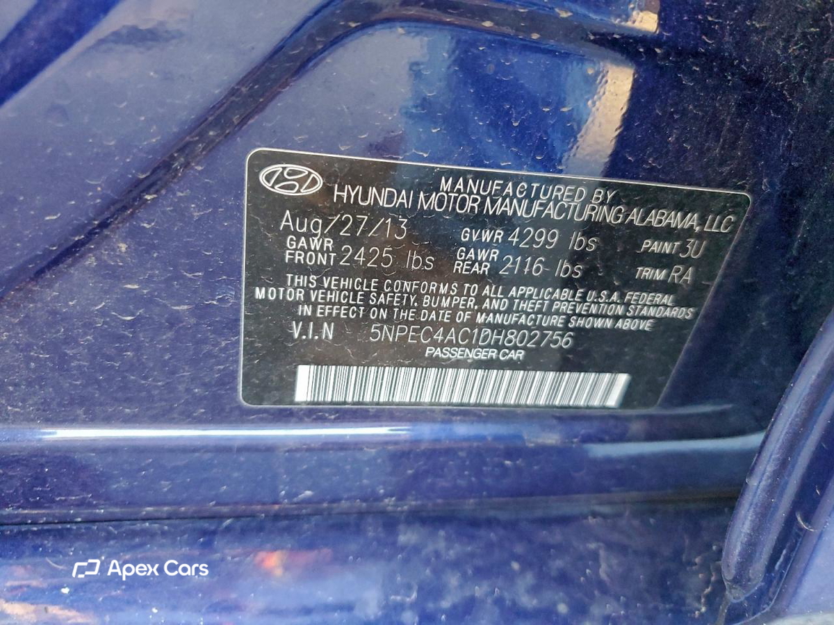 Hyundai Sonata 2013