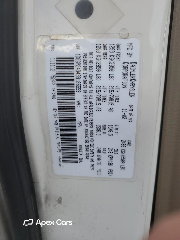 Dodge Caravan 2003