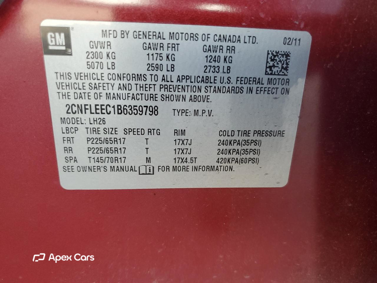 Chevrolet Equinox 2011