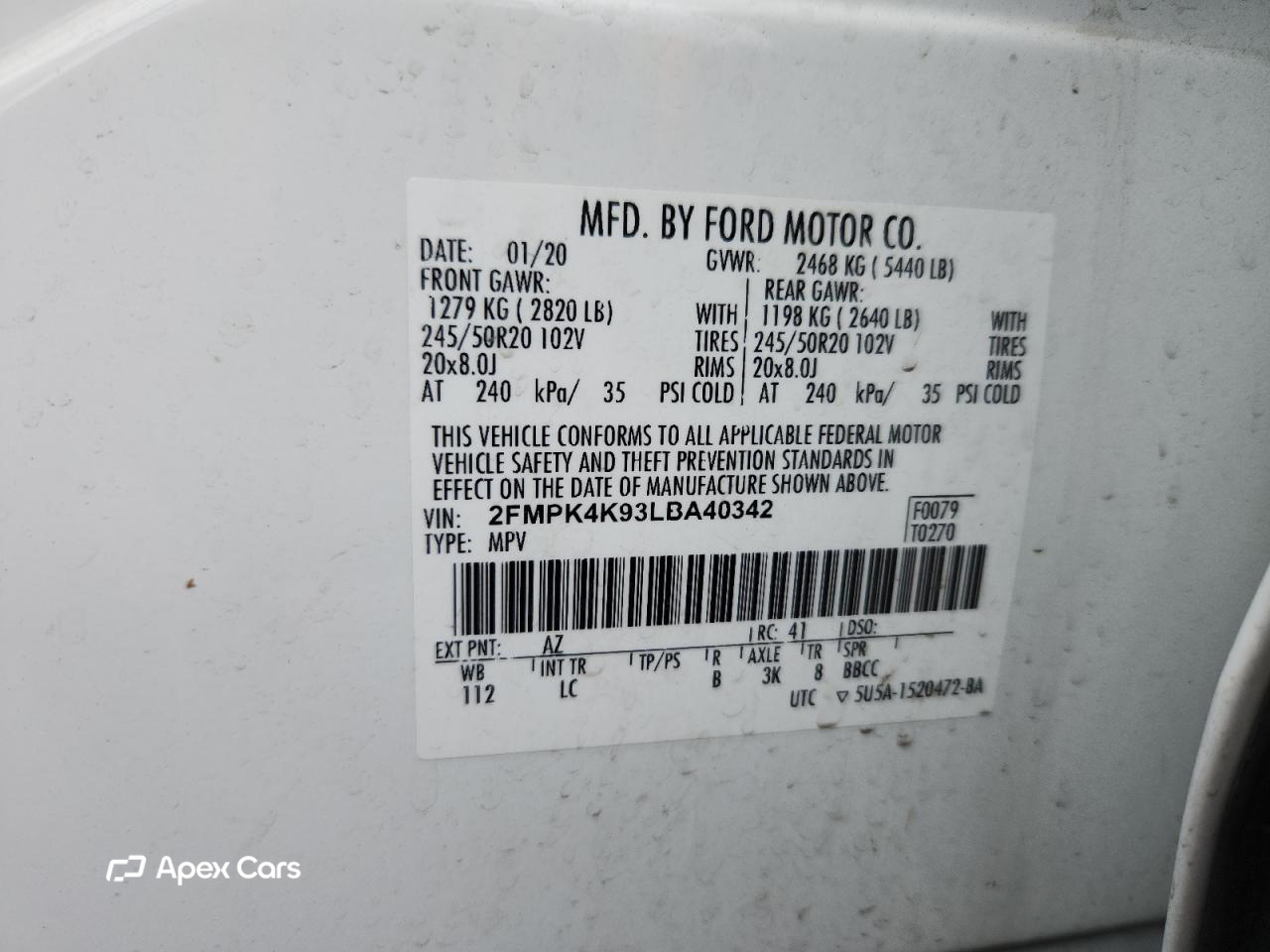 Ford Edge 2020