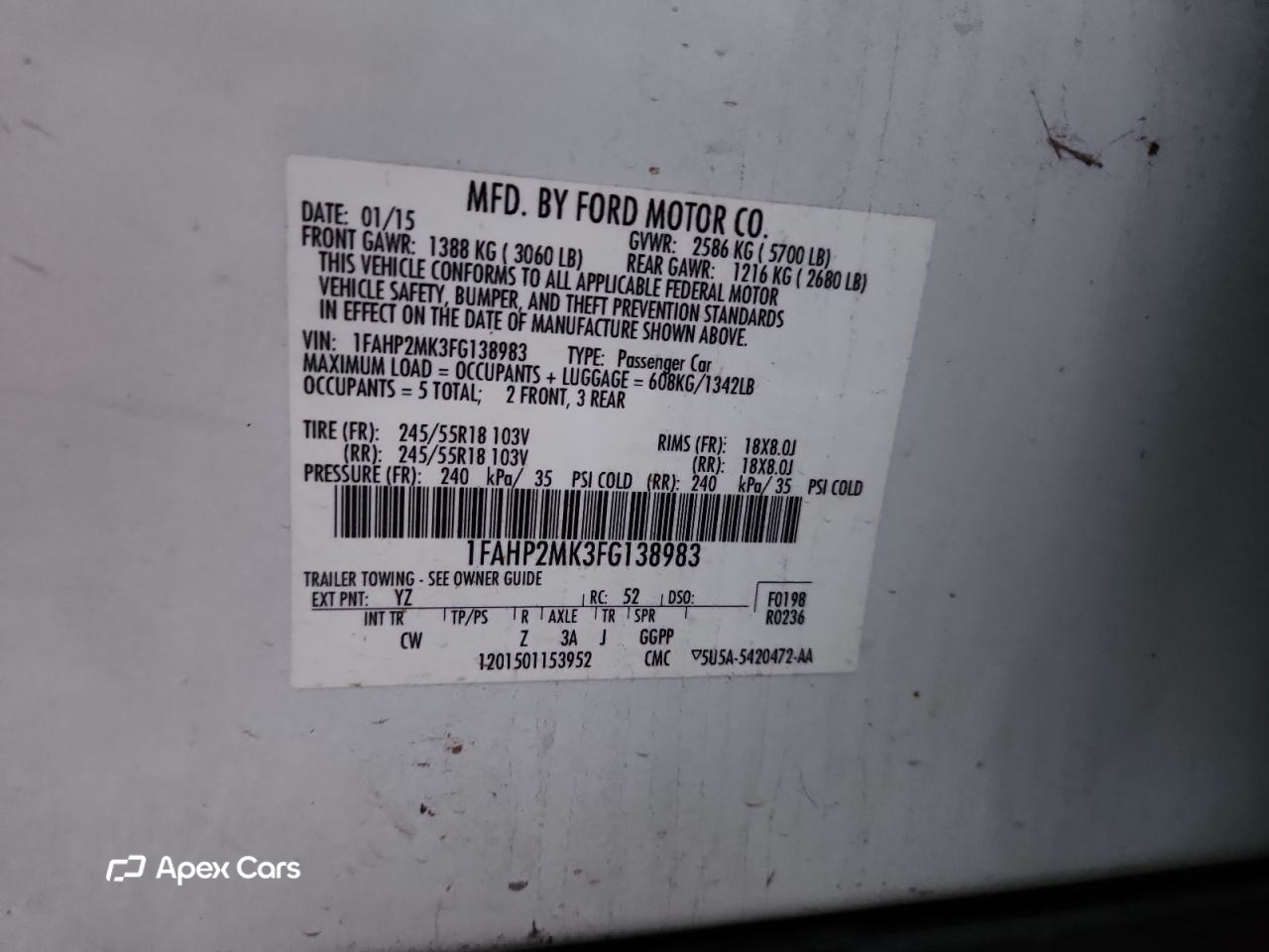 Ford Taurus 2015