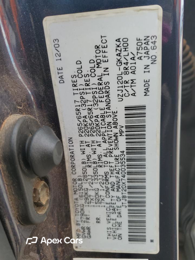 Lexus GX 2004