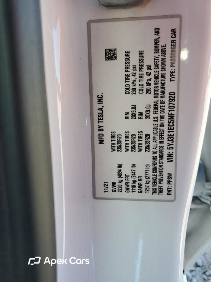 Tesla Model 3 2022