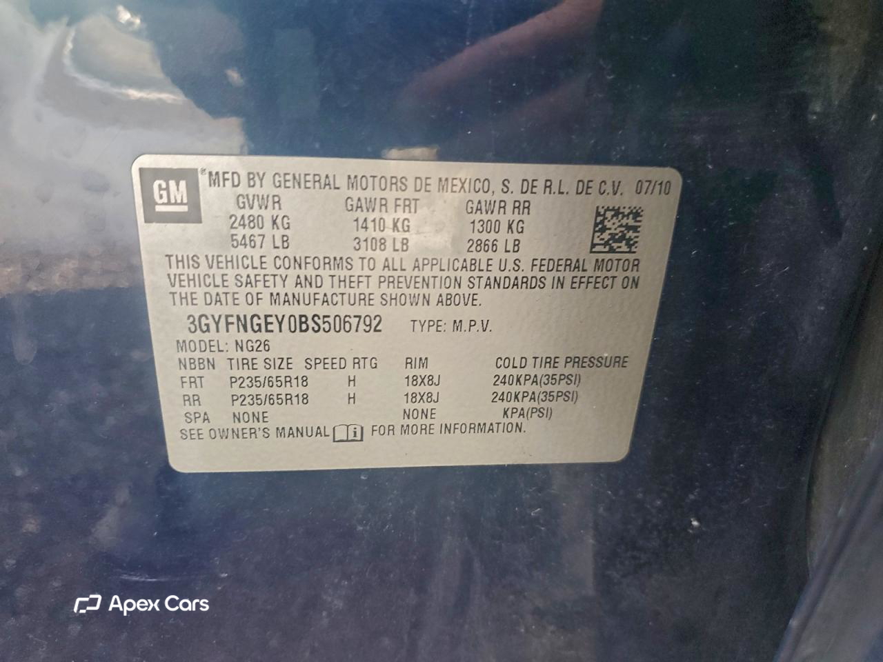 Cadillac SRX 2011