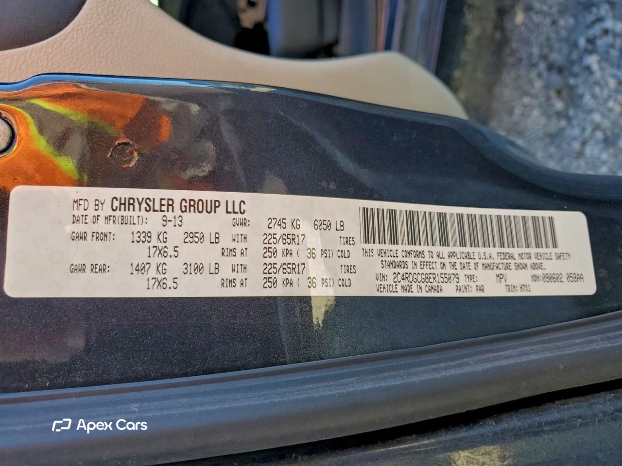 Dodge Caravan 2014
