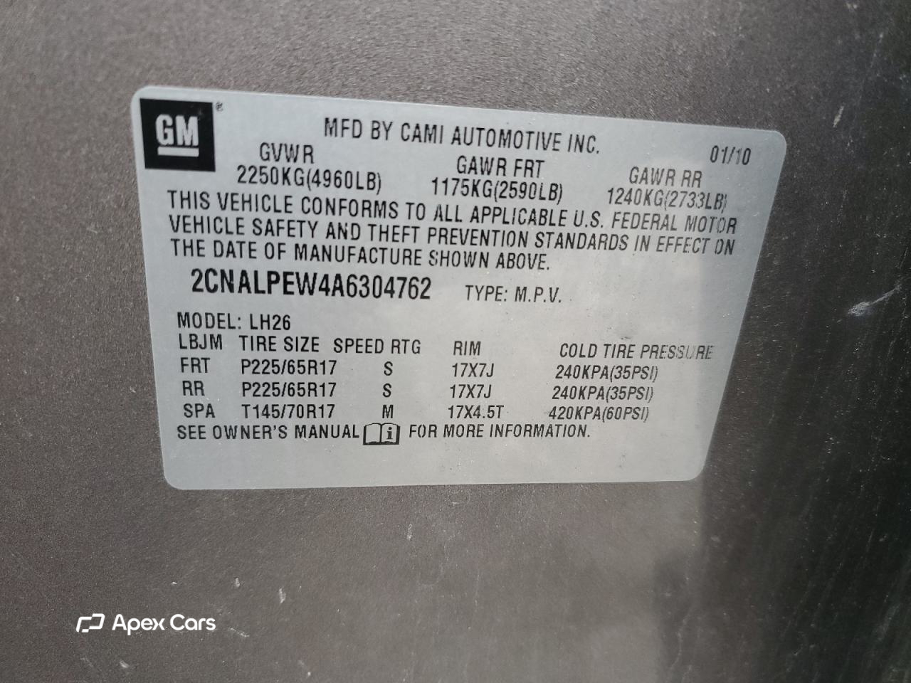 Chevrolet Equinox 2010