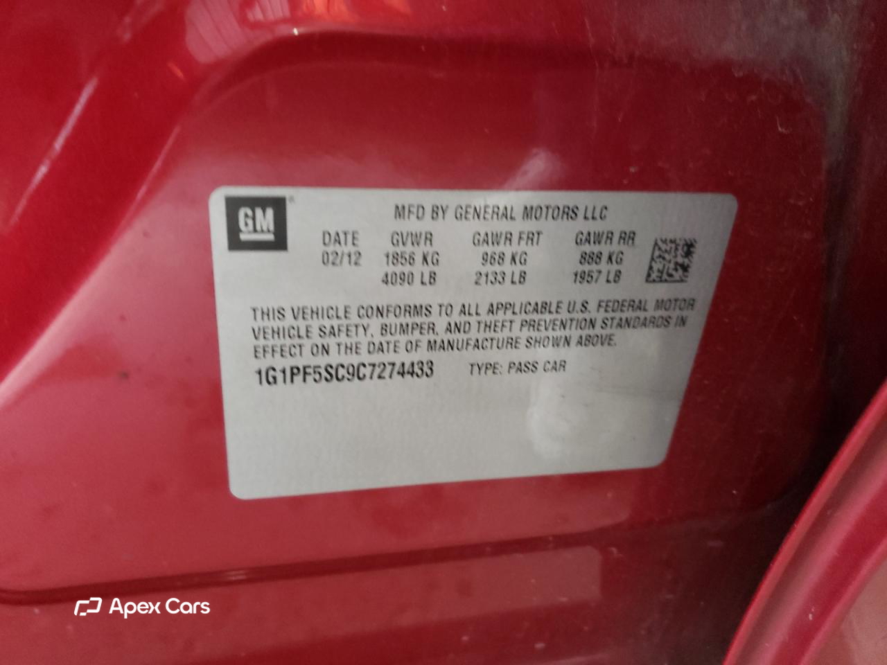Chevrolet Cruze 2012