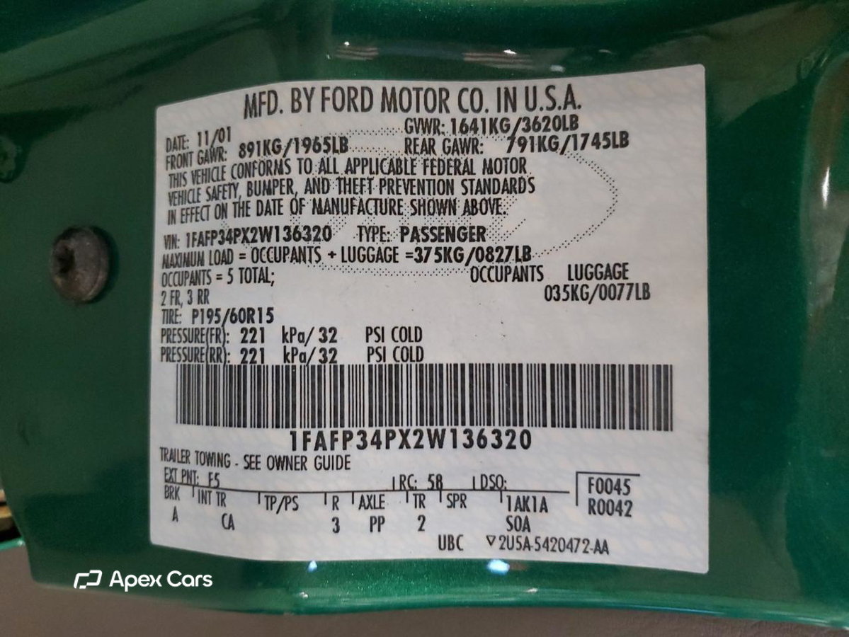 Ford Focus 2002