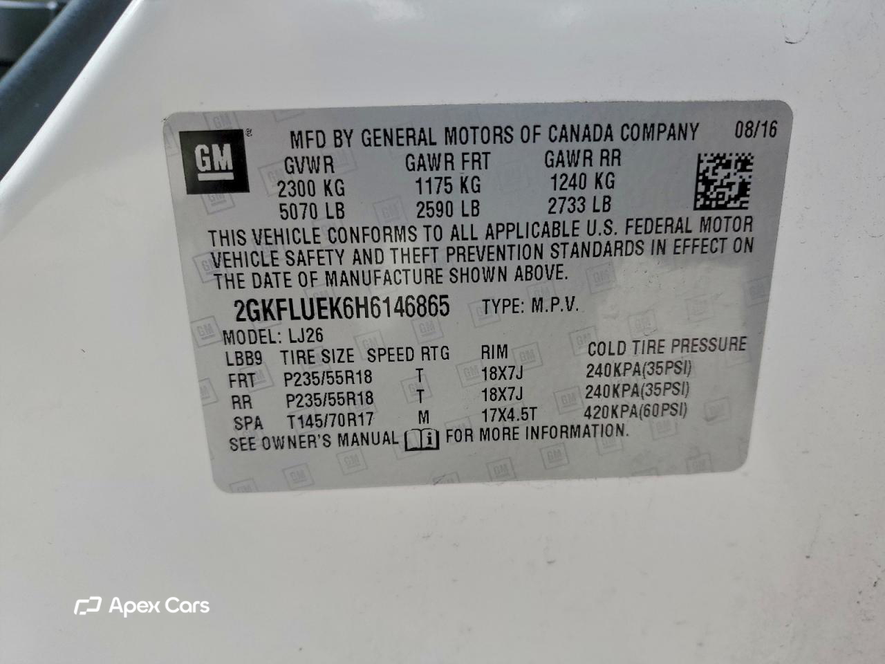 GMC Terrain 2017
