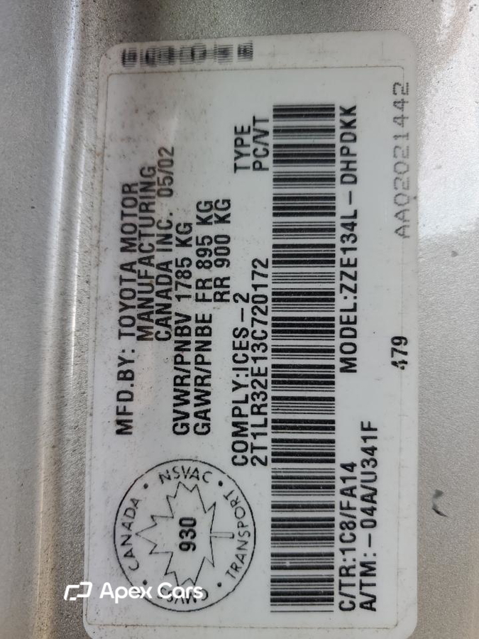 Toyota Corolla 2003