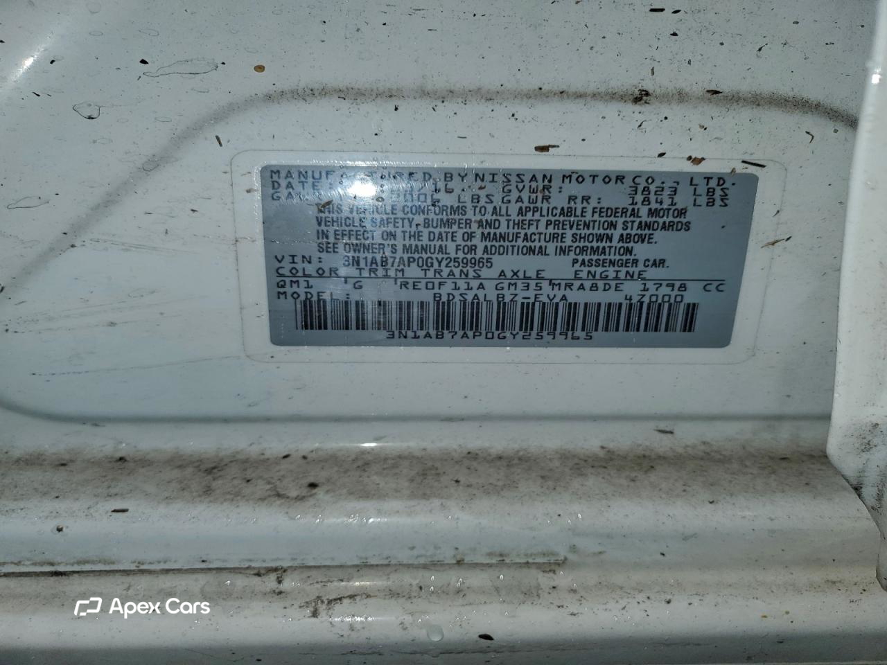 Nissan Sentra 2016