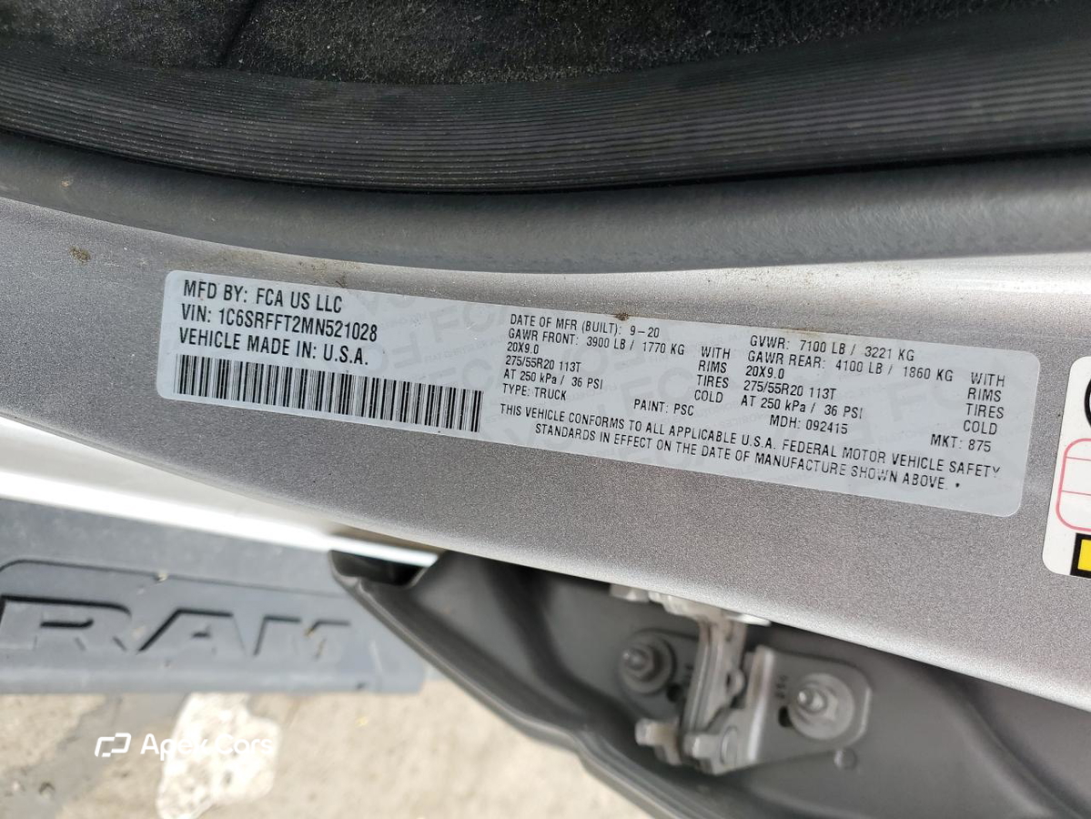 RAM 1500 2021