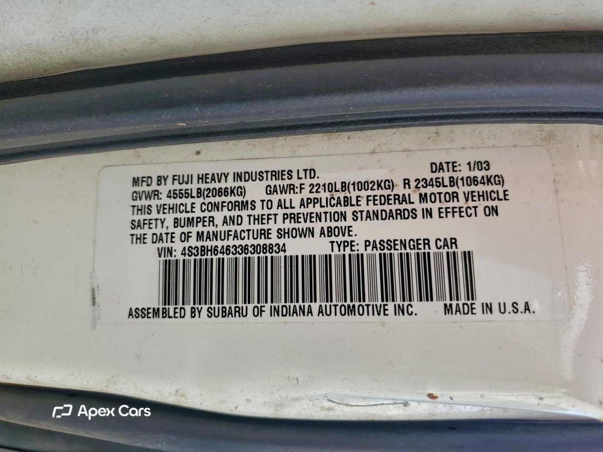 Subaru Legacy 2003