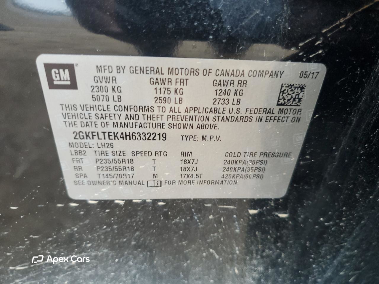 GMC Terrain 2017