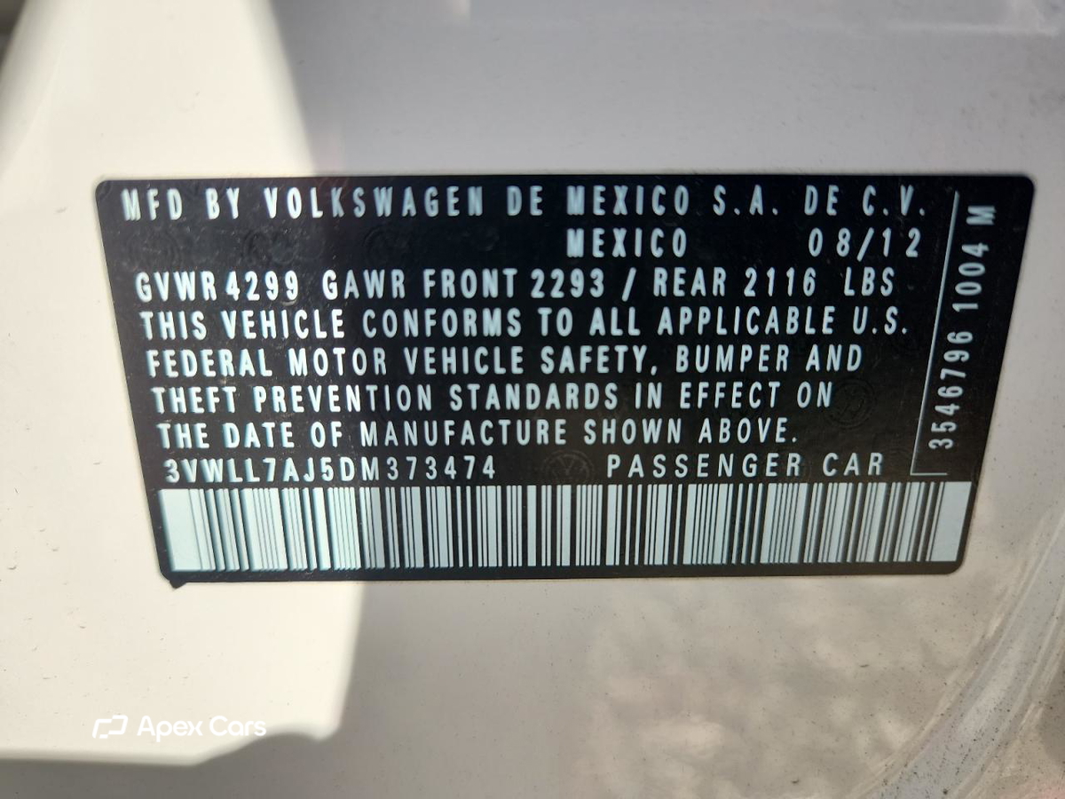 Volkswagen Jetta 2013