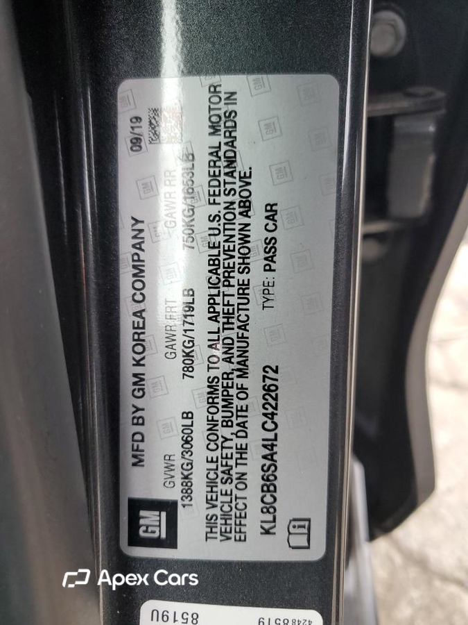 Chevrolet Spark 2020