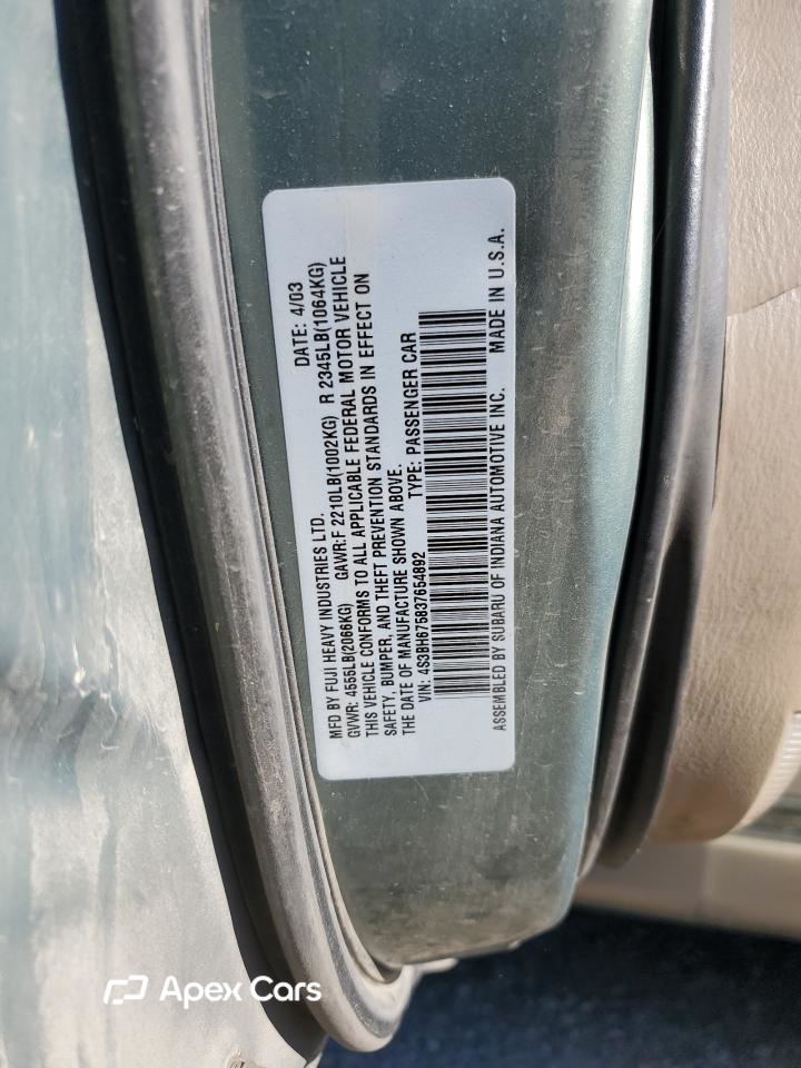 Subaru Legacy 2003