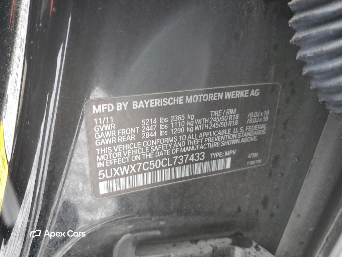 BMW X3 2012