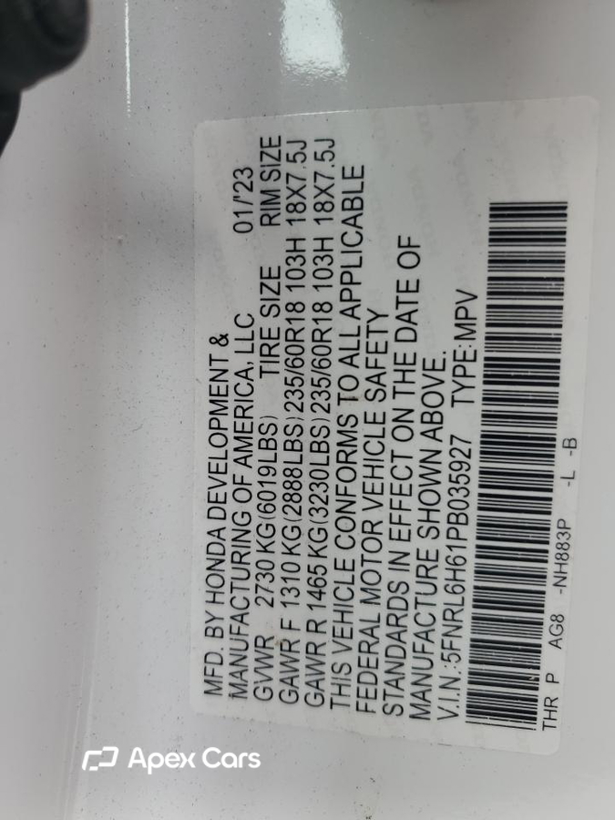 Honda Odyssey 2023