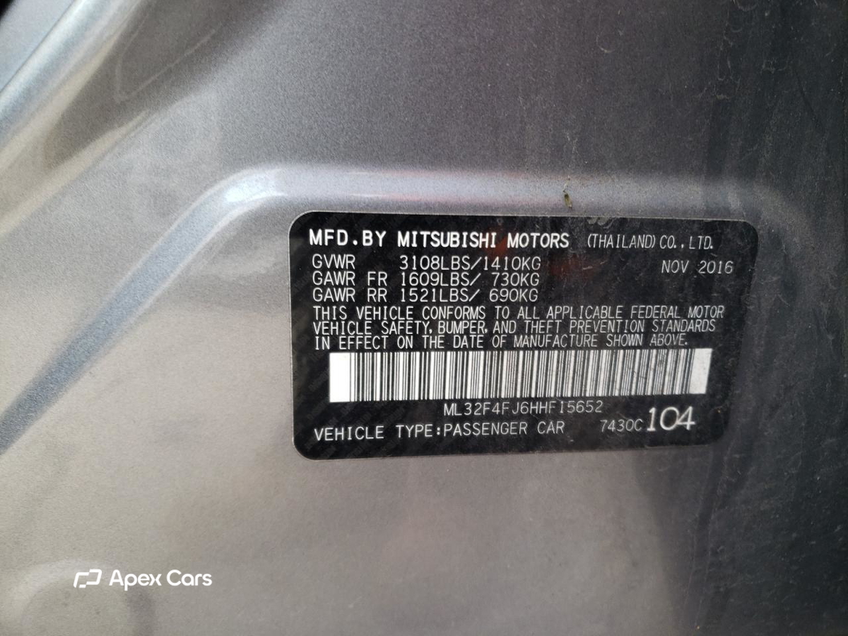 Mitsubishi Mirage 2017