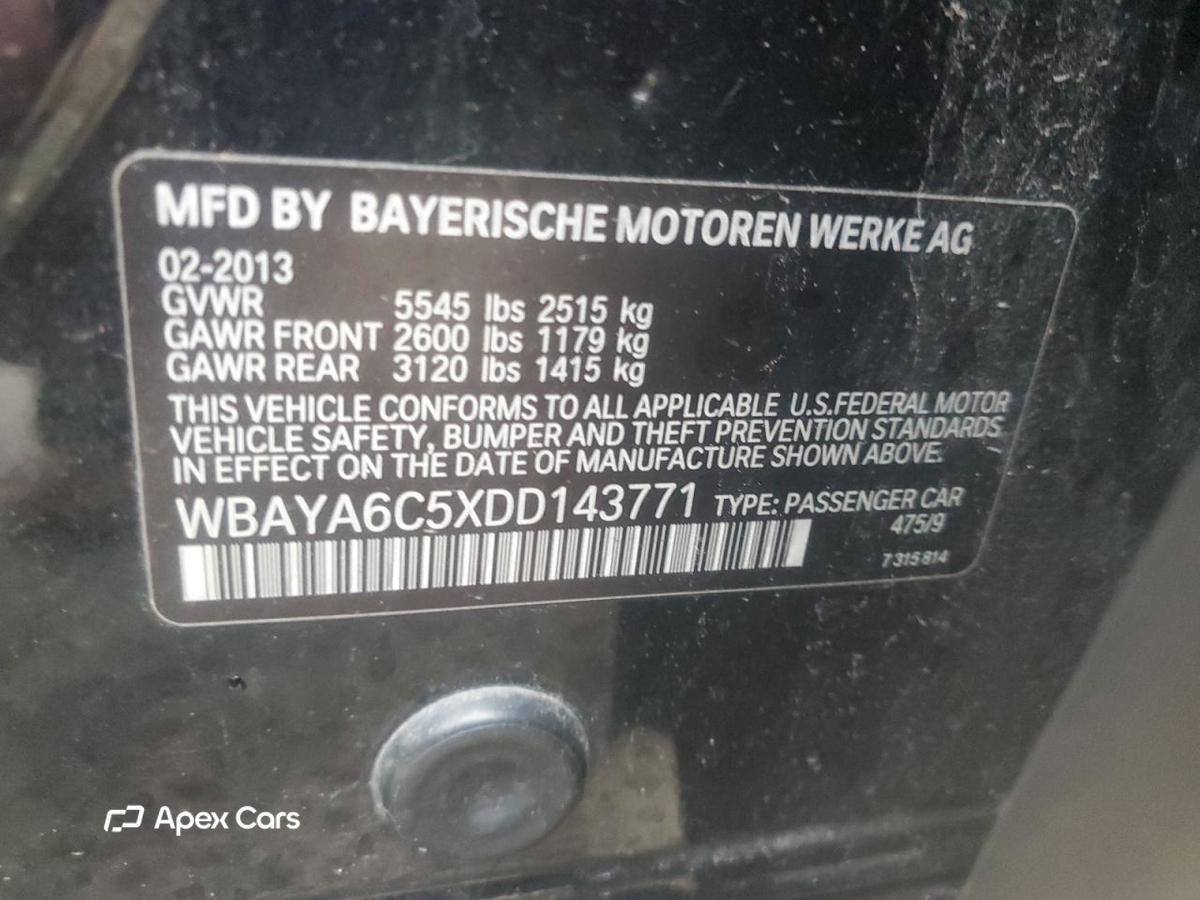 BMW Series 7 2013