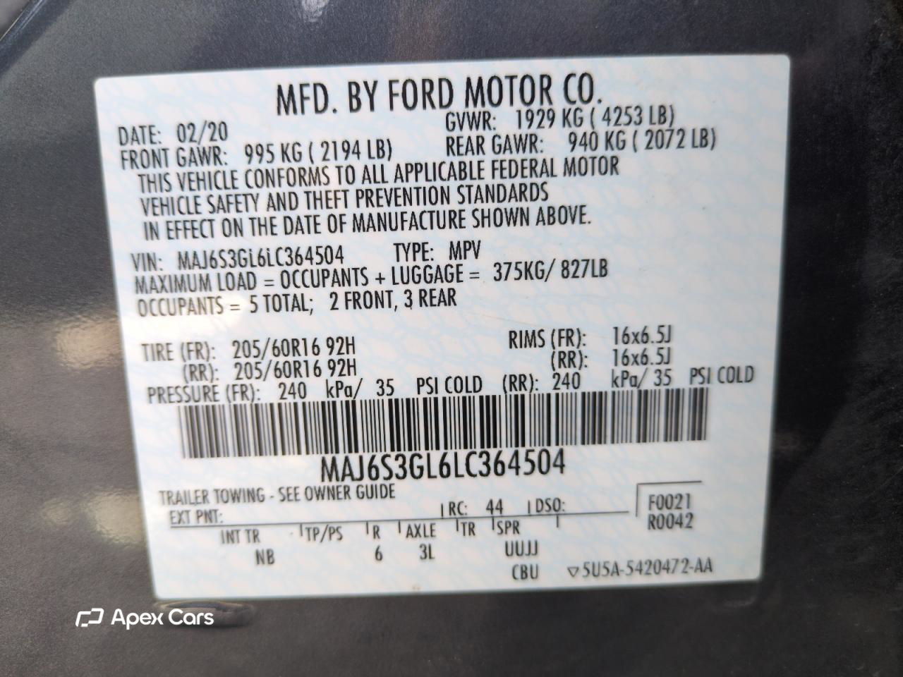 Ford EcoSport 2020