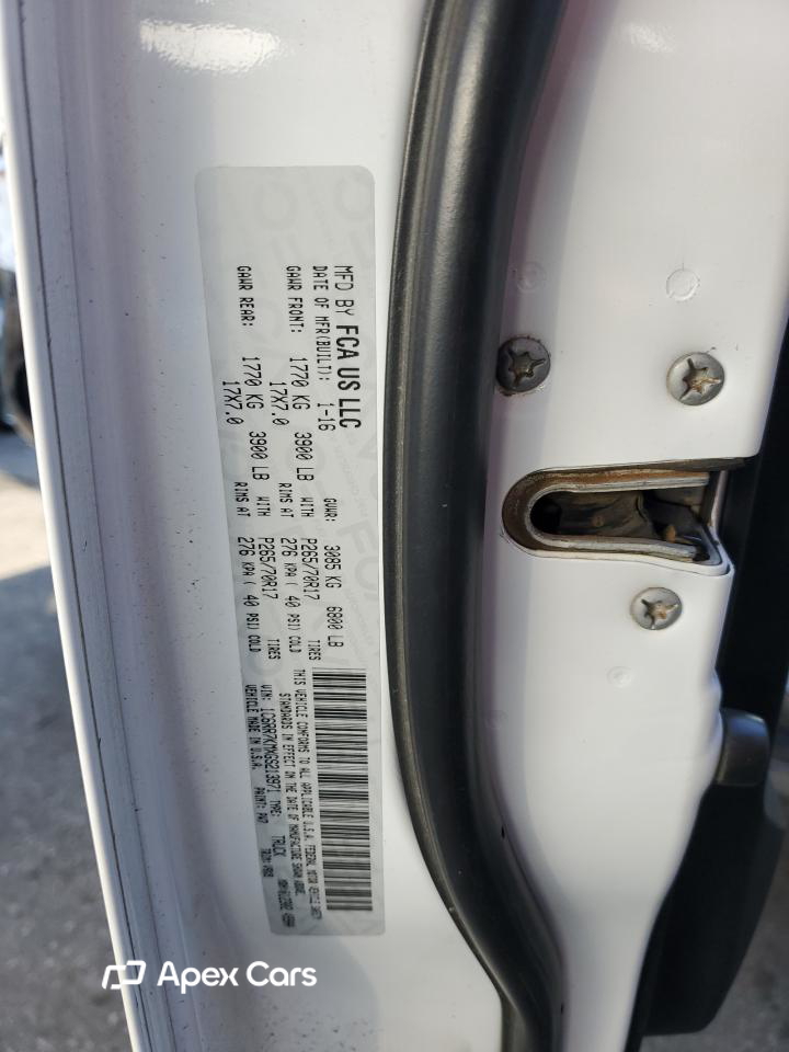 RAM 1500 2016