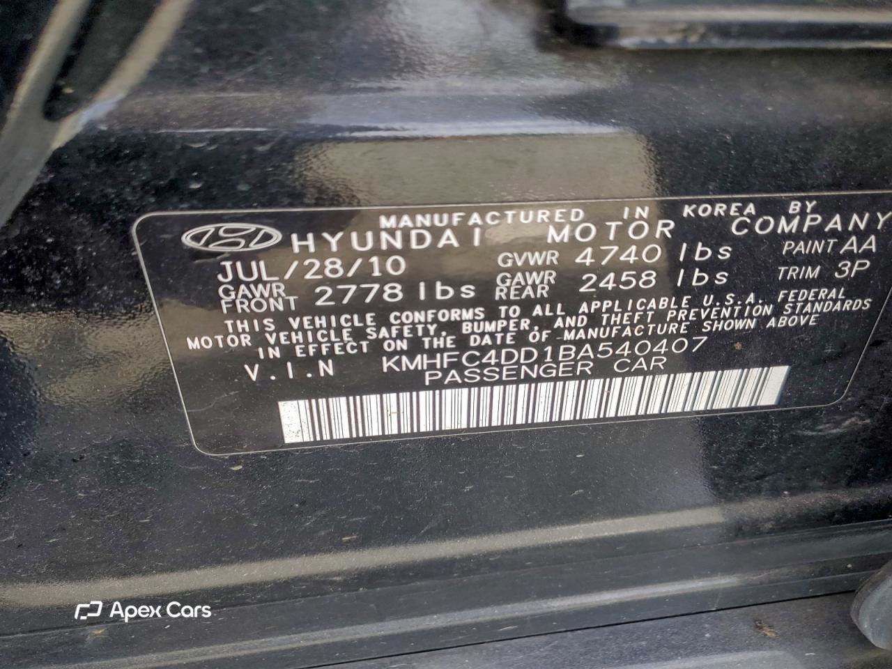 Hyundai Azera 2011