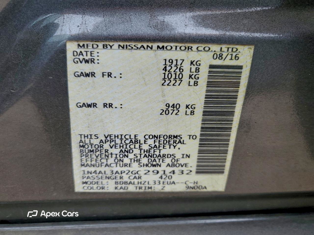 Nissan Altima 2016