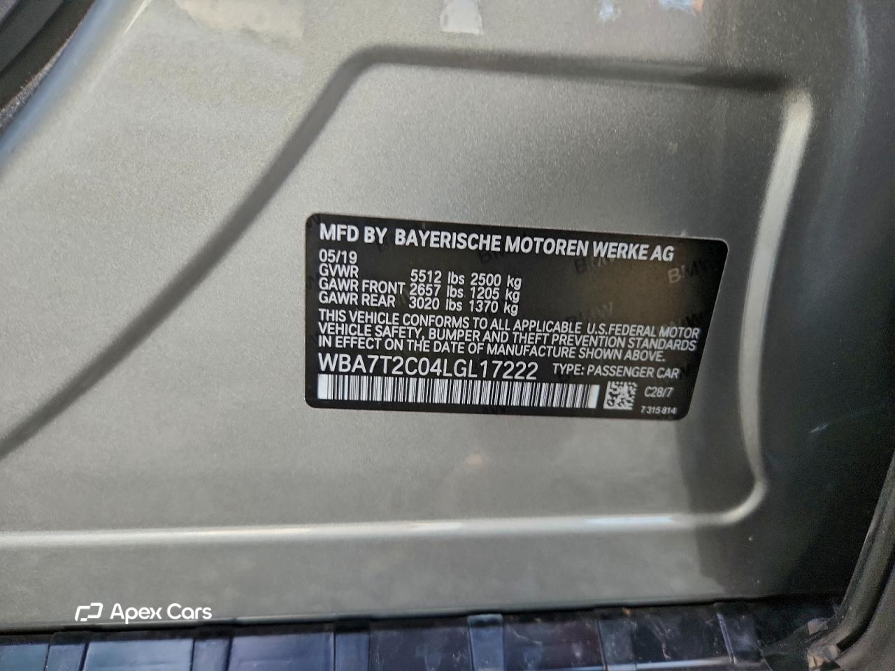 BMW Series 7 2020