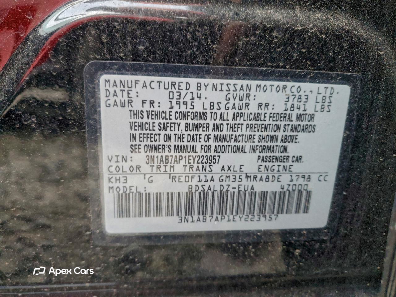 Nissan Sentra 2014