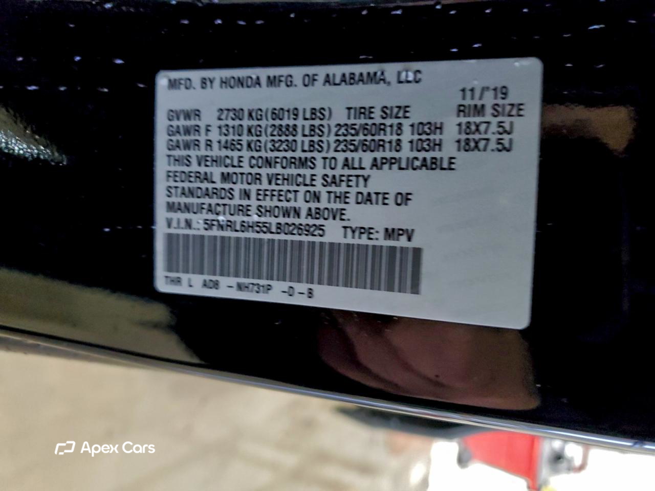 Honda Odyssey 2020