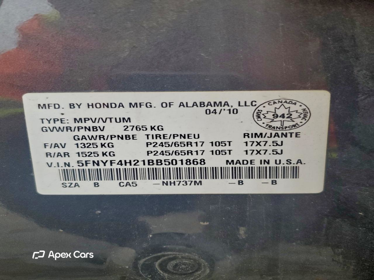 Honda Pilot 2011