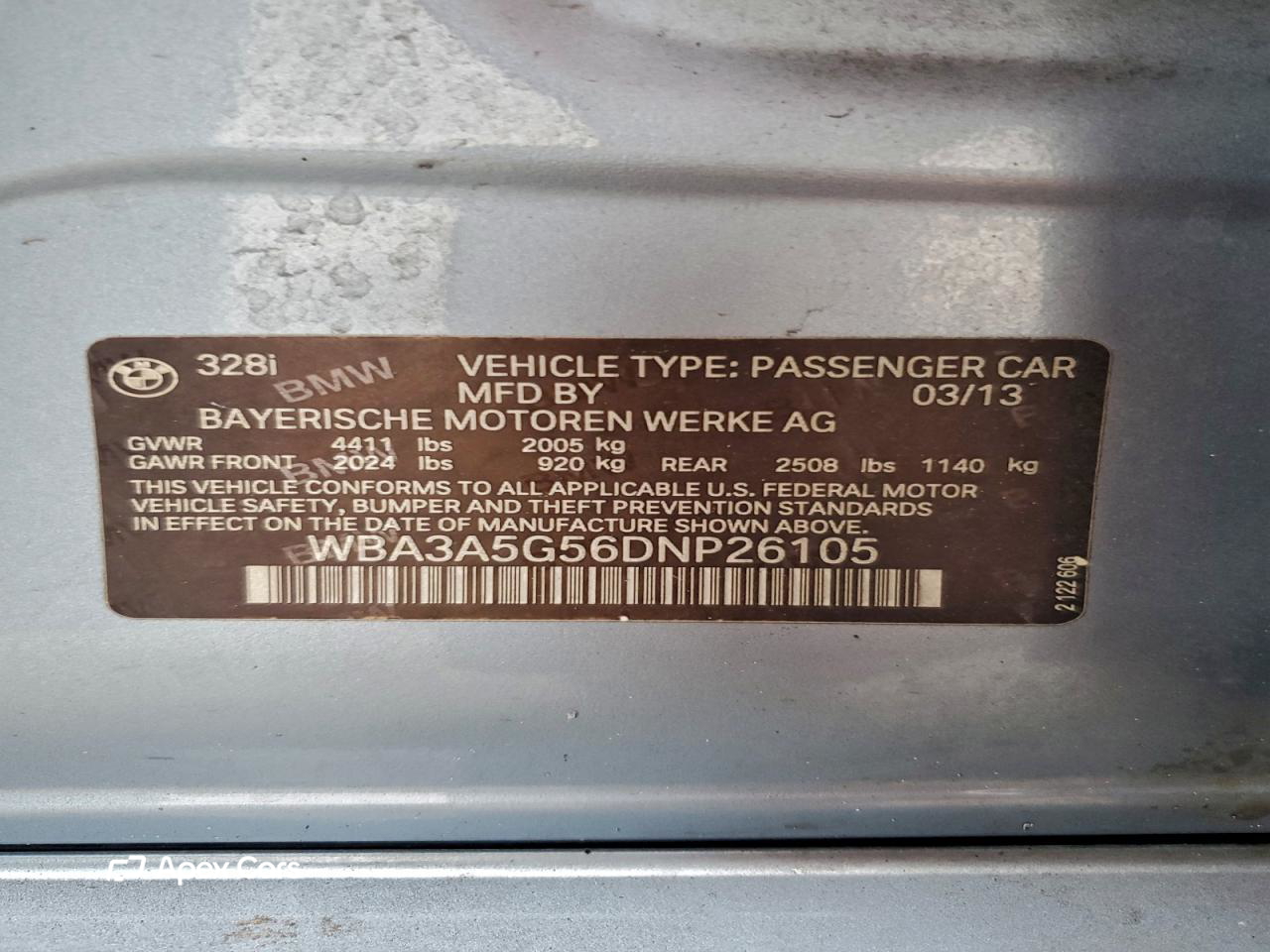 BMW Series 3 2013