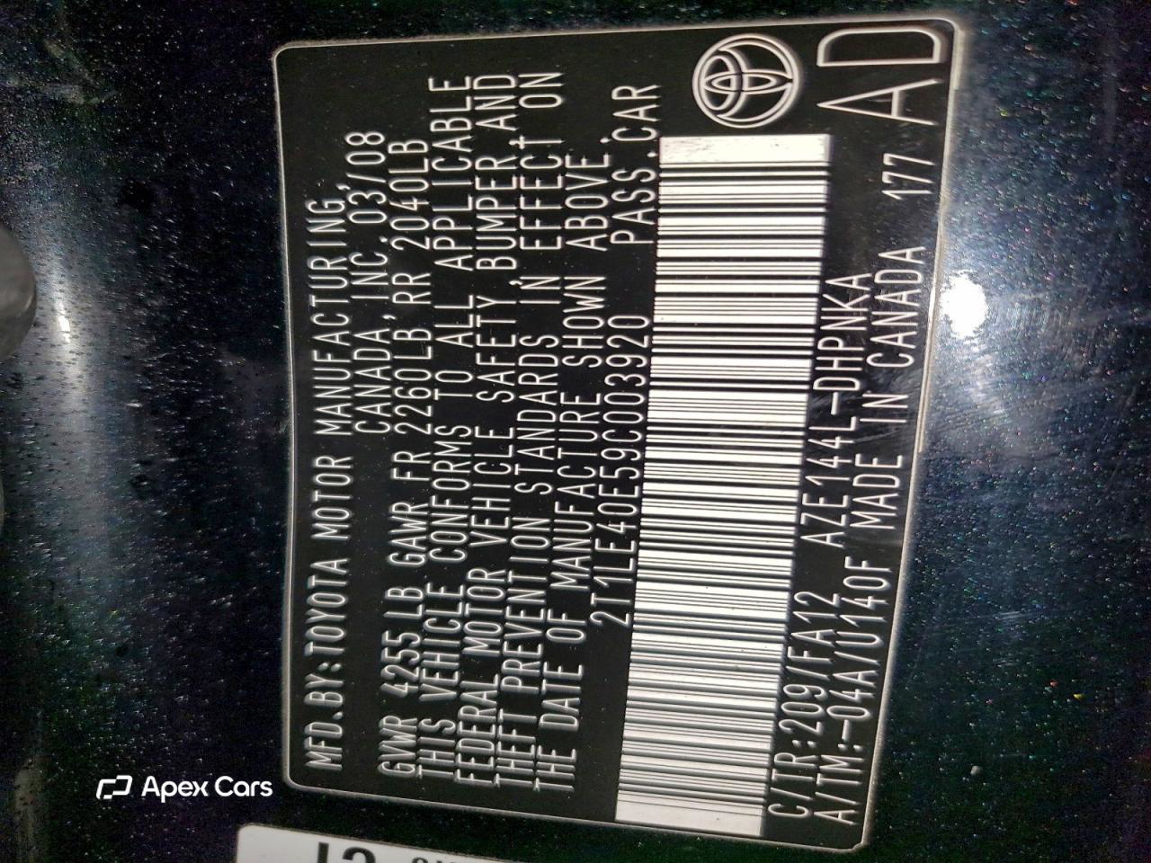 Toyota Matrix 2009