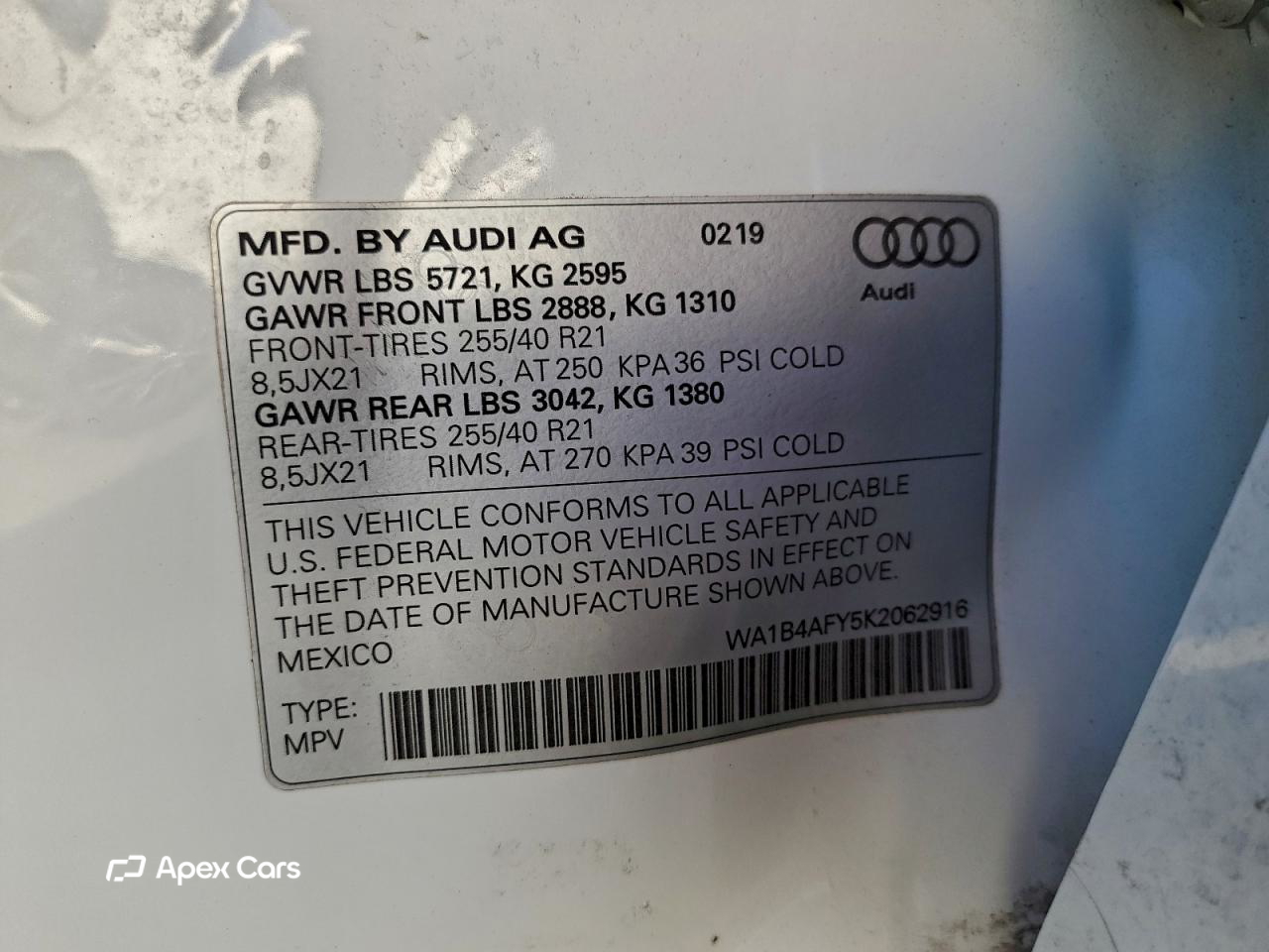 Audi SQ5 2019