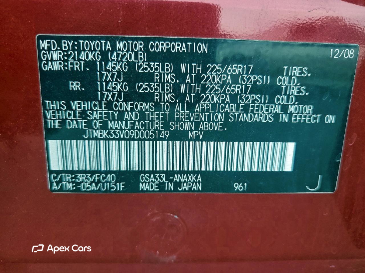 Toyota RAV 4 2009