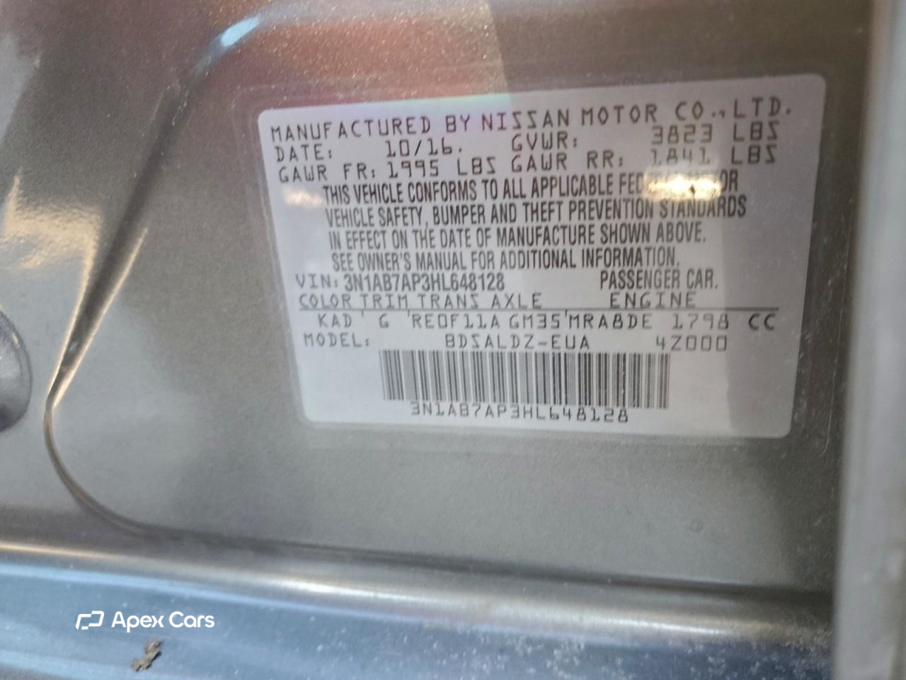Nissan Sentra 2017