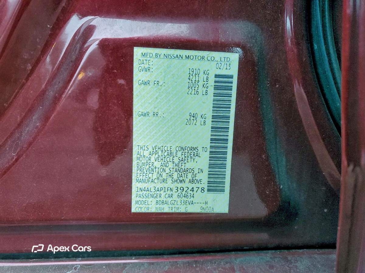Nissan Altima 2015