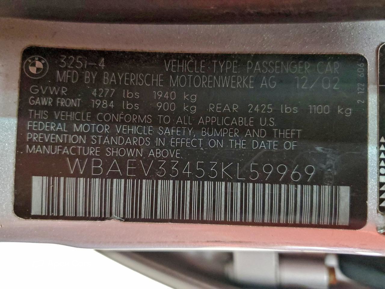 BMW Series 3 2002