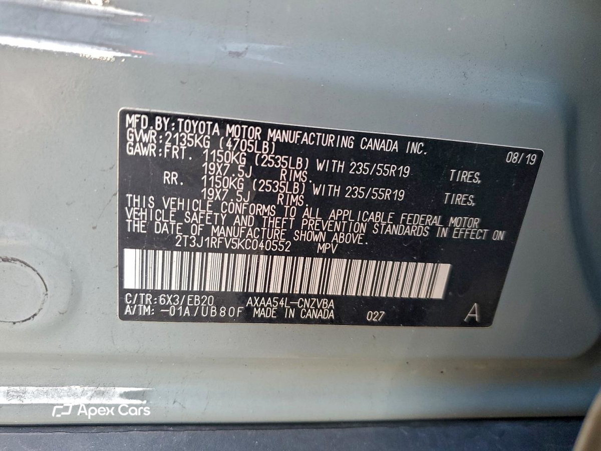 Toyota RAV 4 2019