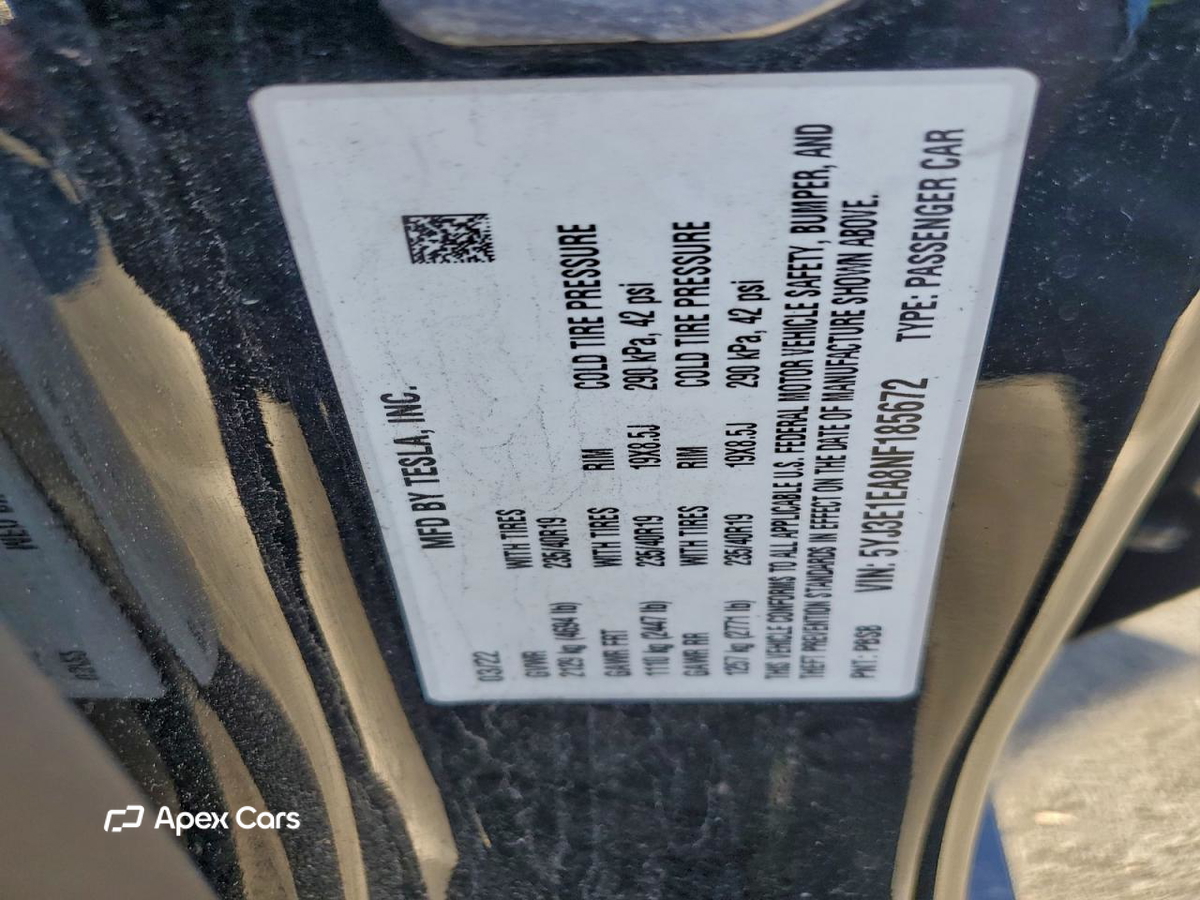 Tesla Model 3 2022