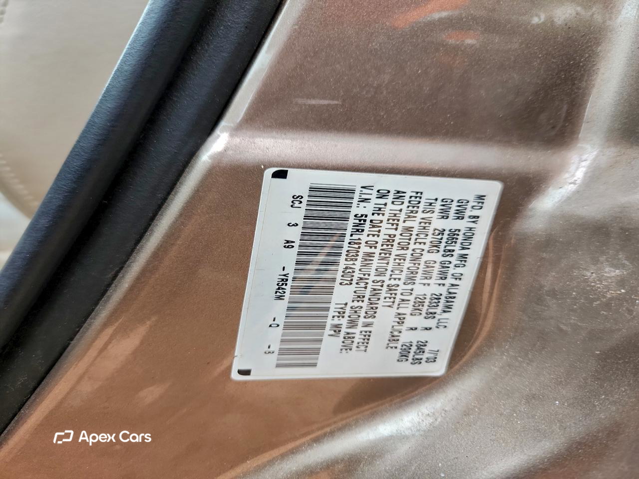Honda Odyssey 2003