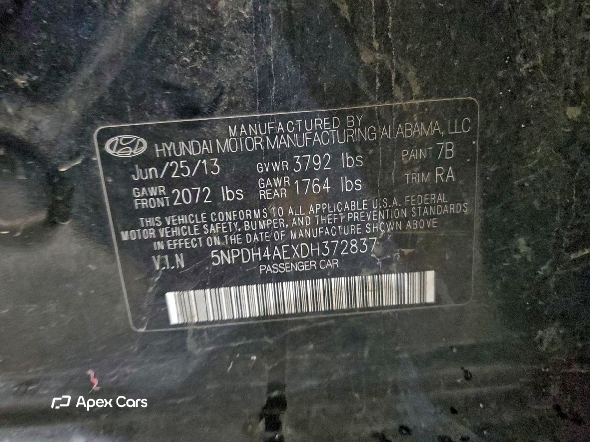 Hyundai Elantra 2013