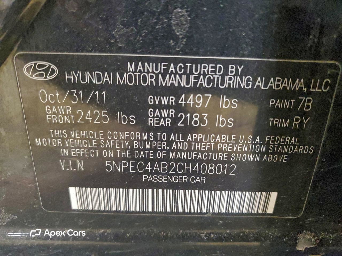 Hyundai Sonata 2012