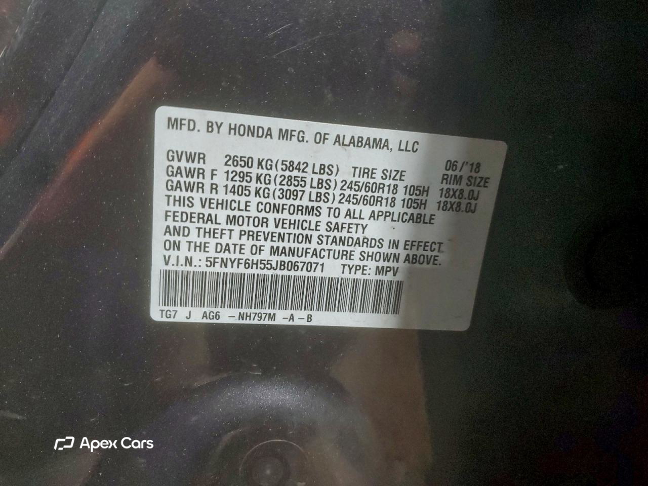 Honda Pilot 2018