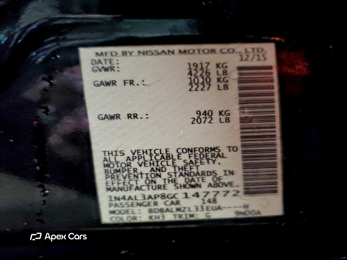 Nissan Altima 2016